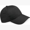 Casquette 5 panneaux Ultimate B15 – Black – Beechfield® Casquette 5 panneaux Ultimate B15 – Black – Beechfield®