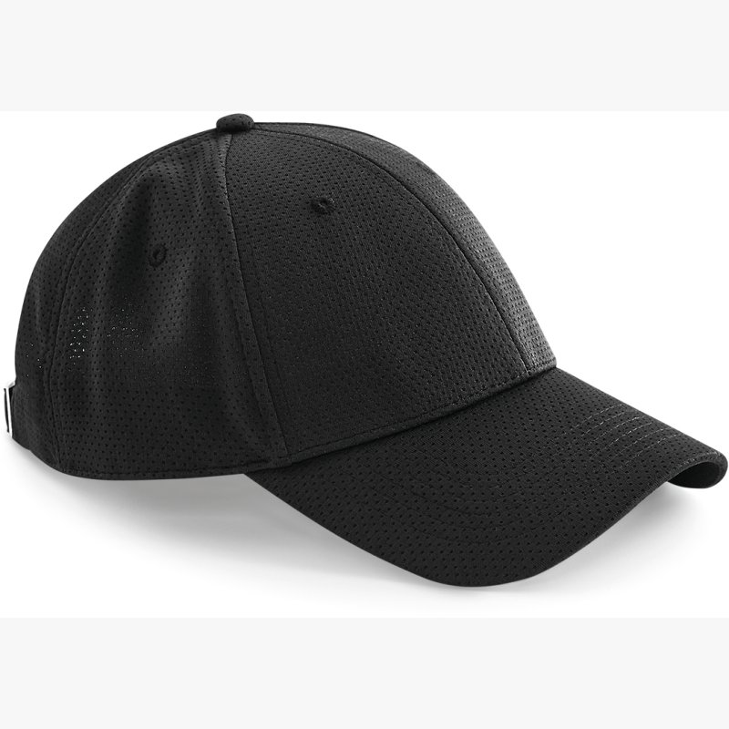 Casquette filet 6 panneaux B196 – Black – Beechfield® Casquette filet 6 panneaux B196 – Black – Beechfield®