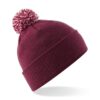 Bonnet Snowstar® B450 – Burgundy / Off White – Beechfield® Bonnet Snowstar® B450 – Burgundy / Off White – Beechfield®