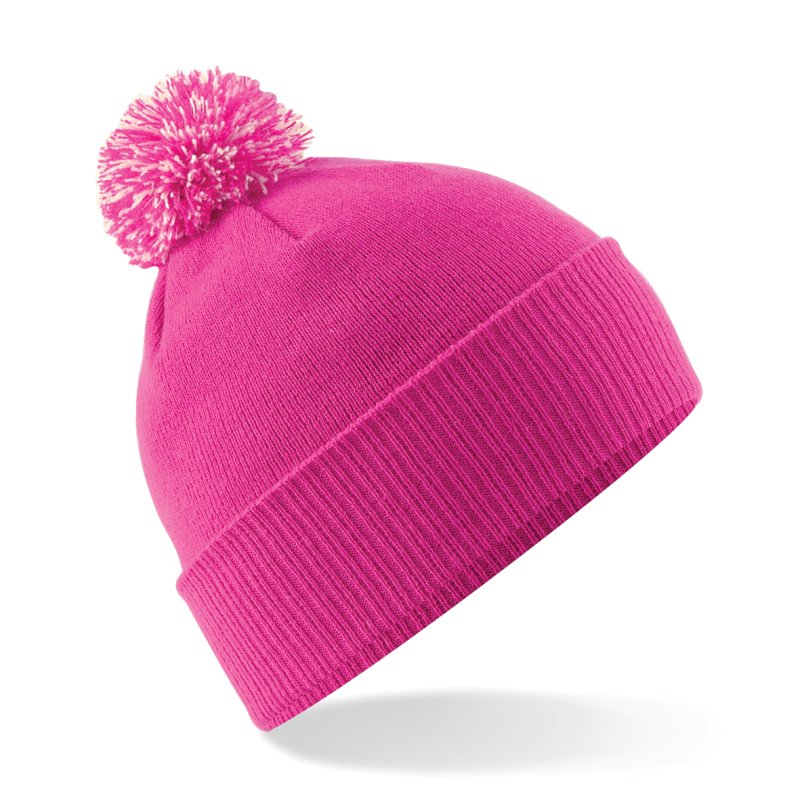 Bonnet Snowstar® B450 – Fuchsia / Off White – Beechfield® Bonnet Snowstar® B450 – Fuchsia / Off White – Beechfield®