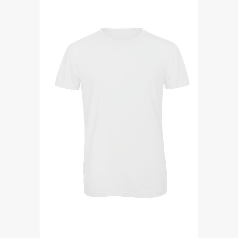 T-shirt Triblend col rond Homme CGTM055 – White – B&C T-shirt Triblend col rond Homme CGTM055 – White – B&C