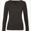 T-shirt bio Inspire femme manches longues CGTW071 – Black – B&C T-shirt bio Inspire femme manches longues CGTW071 – Black – B&C