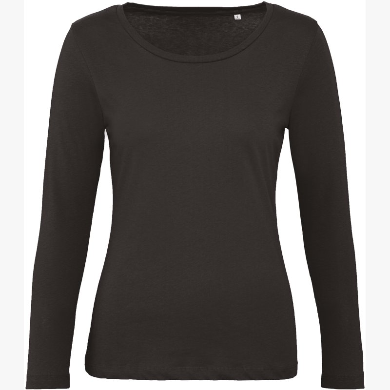 T-shirt bio Inspire femme manches longues CGTW071 – Black – B&C T-shirt bio Inspire femme manches longues CGTW071 – Black – B&C