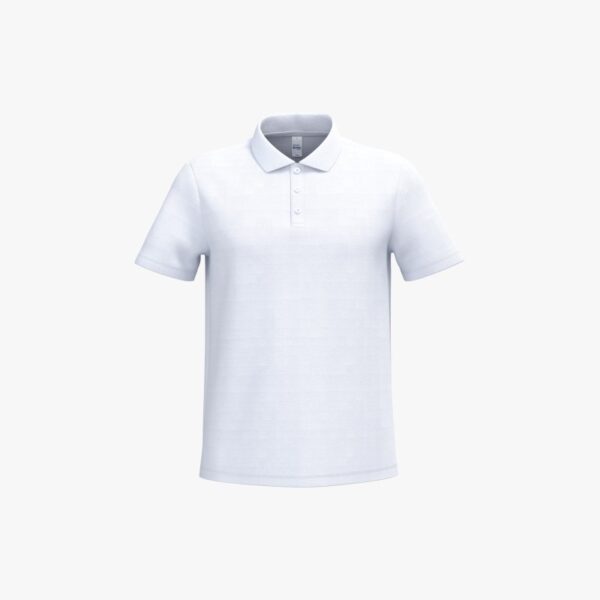 Polo piqué homme - Ideal White