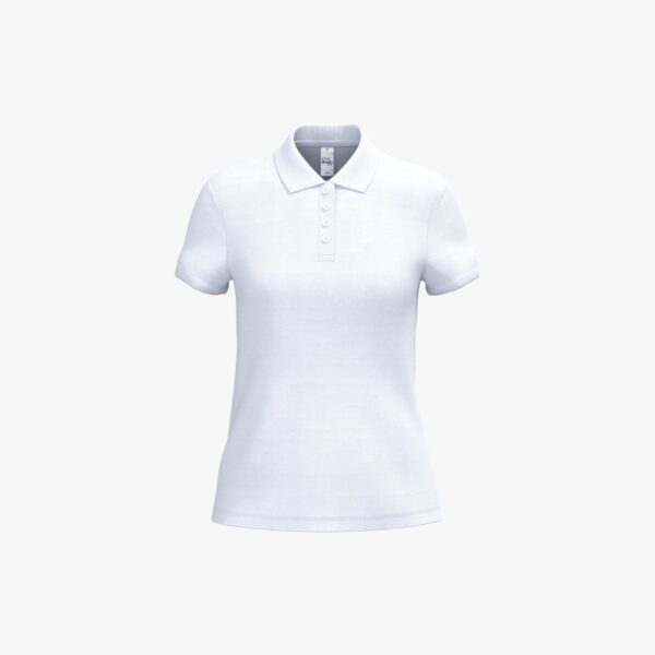 Polo piqué femme - Ideal White