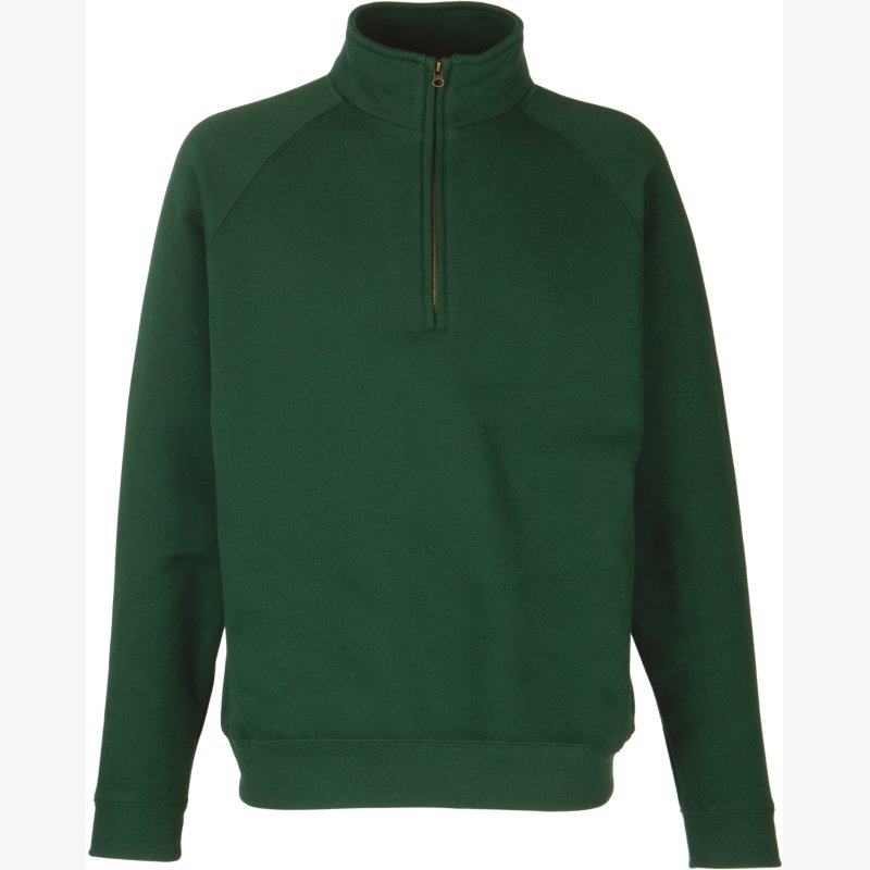 Sweat-shirt col zippé Premium (62-032-0) SC165 – Bottle Green – Fruit of the Loom Sweat-shirt col zippé Premium (62-032-0) SC165 – Bottle Green – Fruit of the Loom