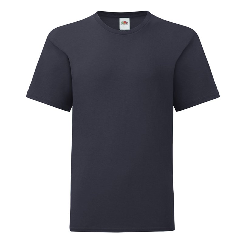 T-shirt Iconic 195 T enfant SC61363 – Deep Navy – Fruit of the Loom T-shirt Iconic 195 T enfant SC61363 – Deep Navy – Fruit of the Loom