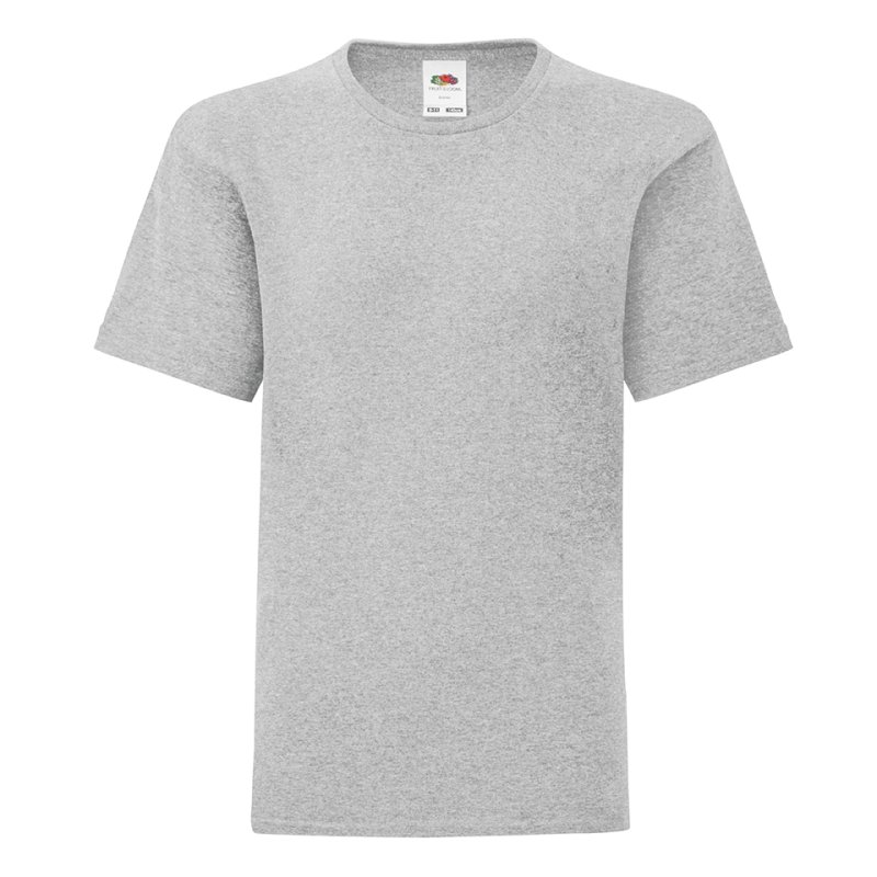 T-shirt Iconic 195 T enfant SC61363 – Heather Grey – Fruit of the Loom T-shirt Iconic 195 T enfant SC61363 – Heather Grey – Fruit of the Loom