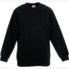 Sweat-shirt enfant manches raglan (62-039-0) SC62039 – Black – Fruit of the Loom Sweat-shirt enfant manches raglan (62-039-0) SC62039 – Black – Fruit of the Loom