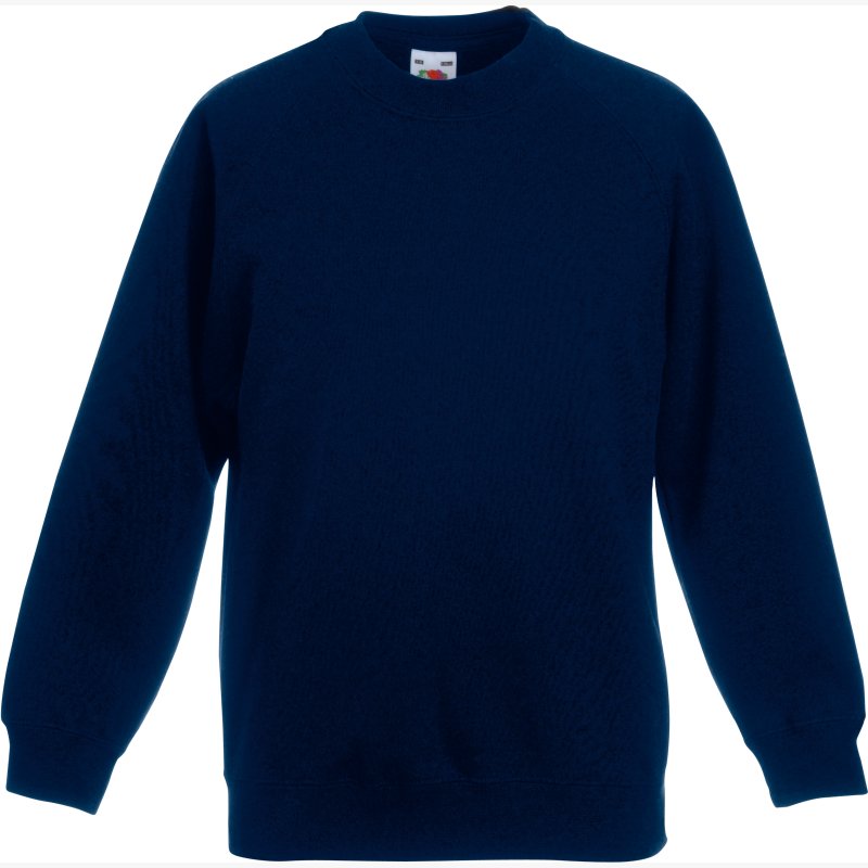 Sweat-shirt enfant manches raglan (62-039-0) SC62039 – Navy – Fruit of the Loom Sweat-shirt enfant manches raglan (62-039-0) SC62039 – Navy – Fruit of the Loom