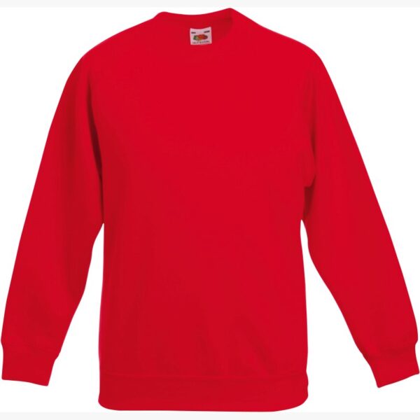 Sweat-shirt enfant manches raglan (62-039-0) SC62039 – Red – Fruit of the Loom