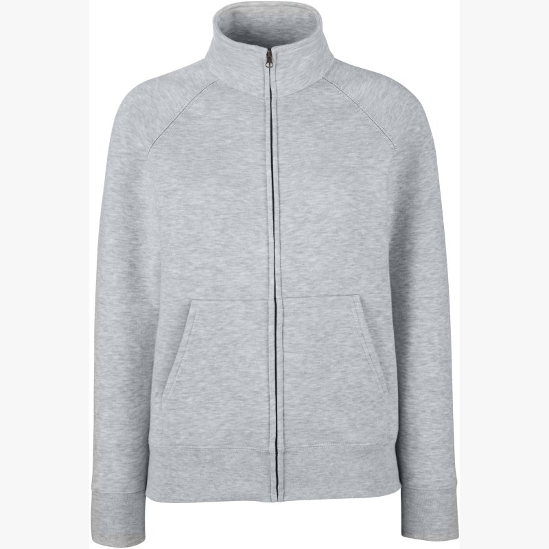 Veste femme molleton zippée Premium (62-116-0) SC62116 – Heather Grey – Fruit of the Loom Veste femme molleton zippée Premium (62-116-0) SC62116 – Heather Grey – Fruit of the Loom
