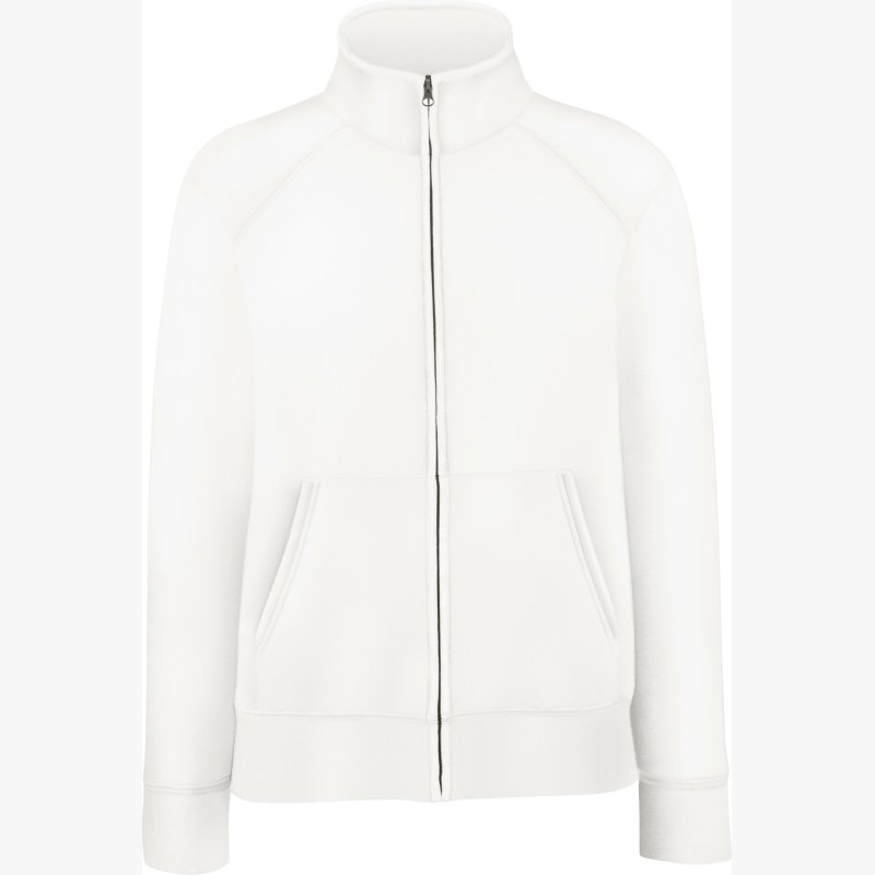 Veste femme molleton zippée Premium (62-116-0) SC62116 – White – Fruit of the Loom Veste femme molleton zippée Premium (62-116-0) SC62116 – White – Fruit of the Loom