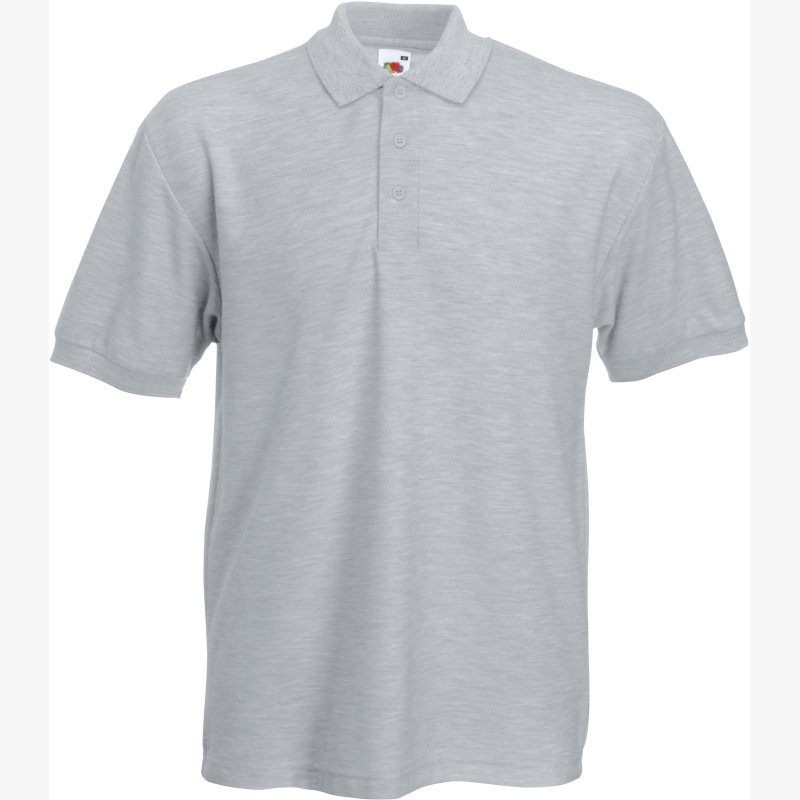Polo Heavy 65/35 SC63204 – Heather Grey – Fruit of the Loom Polo Heavy 65/35 SC63204 – Heather Grey – Fruit of the Loom