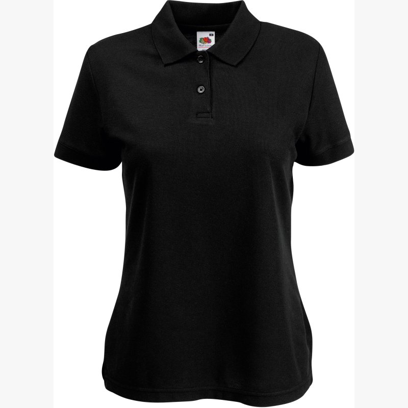 Polo femme 65/35 (63-212-0) SC63212 – Black – Fruit of the Loom Polo femme 65/35 (63-212-0) SC63212 – Black – Fruit of the Loom