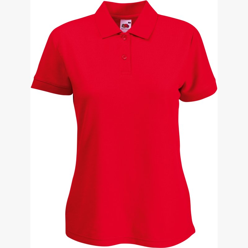 Polo femme 65/35 (63-212-0) SC63212 – Red – Fruit of the Loom Polo femme 65/35 (63-212-0) SC63212 – Red – Fruit of the Loom