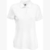 Polo femme 65/35 (63-212-0) SC63212 – White – Fruit of the Loom Polo femme 65/35 (63-212-0) SC63212 – White – Fruit of the Loom